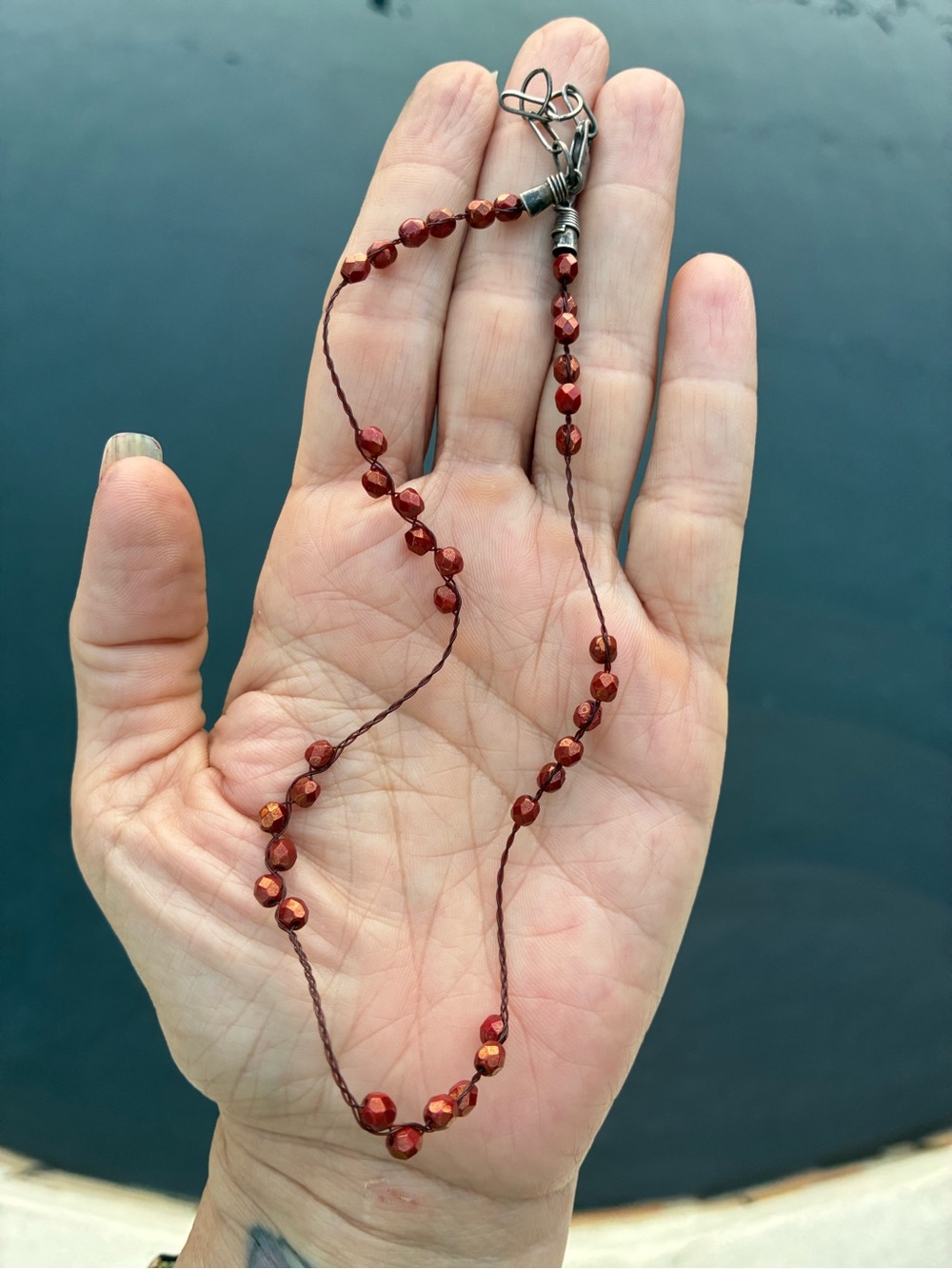 Vintage Y2K Swarovski Crystal Sterling Silver Choker Necklace